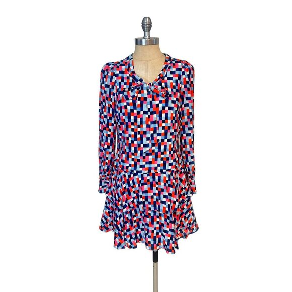 STS Sail to Sable Multi-color Geometric Print‎ Dress Size XS NWT New - Picture 1 of 5